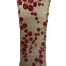 Burlap Berries Ribbon 1.5 inch - By the Yard - Ribbon - by Dick Resnick - view 2