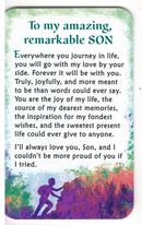 Wallet Card - To My Amazing, Remarkable Son