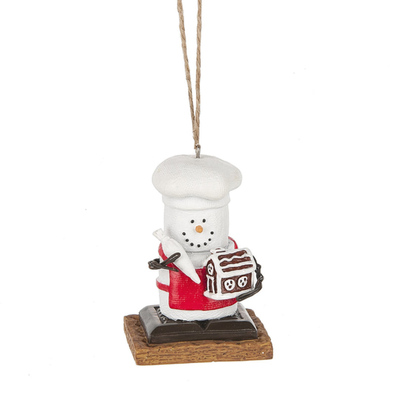 S'mores Gingerbread House Ornament - The Country Christmas Loft