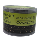 300L Warm White Superbright Twinkle Cluster Garland (Green Wire) - 9 Foot
