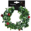 Whimsical Holly Garland - Berry Accents