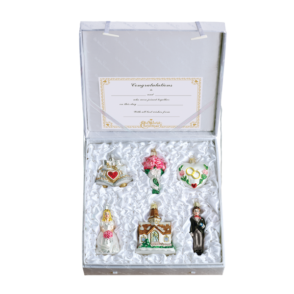 Old World Christmas Wedding  Ornament Collection
