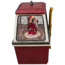 Merry Christmas Ski Gondola Lighted Snowglobe - Santa