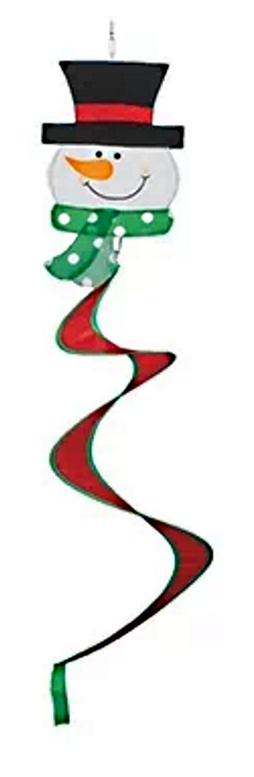 Christmas Windsock Spinner - Snowman - The Country Christmas Loft