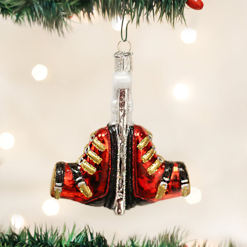 Ski Boots Glass Ornament - The Country Christmas Loft