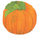 Pumpkin--Die-Cut  Airlaid  - Luncheon Napkin