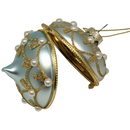 Jeweled Hinged Box Ornament -