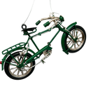 Green Bike Ornaments