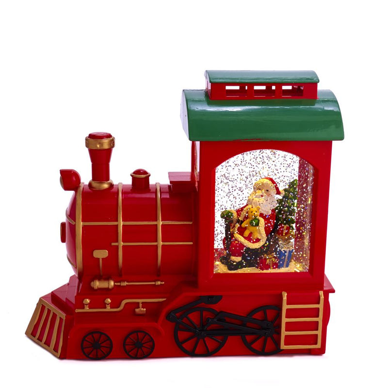 Train with Santa Motion Snowglobe - The Country Christmas Loft