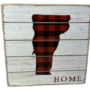 Perfect Pallet Petite Sign  - Buffalo Plaid Vermont
