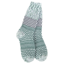 Holiday Gallery Textured Crew - Spruce - Clothing >> Socks >> Adult - by World's Softest