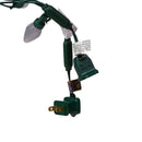 25-Light Warm White Pearl LED C7 Light Set With Green Wire