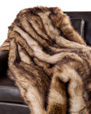 Faux Fur Throw - Red Wolf