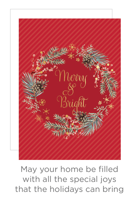 Holiday Favorites – Merry & Bright Wreath