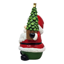 Jolly Santa with Moving Eyes and Christmas Tree
