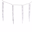 Sparkling White LED Plug-In Christmas Icicle Lights - 13 piece set - Christmas >> Lighting - by General Electric