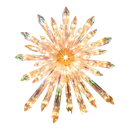 Lighted Acrylic Starburst Tree Topper with 50 Lights