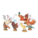 Bird Figurines for Nativity Scenes - Set of 12 - 5 Inch Scale