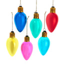 Glass Oversized C7 Bulb Ornament - - Christmas >> Ornaments >> Glass - by Kurt Adler