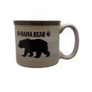 Mama Bear - Drip Glaze Mug - Caramel