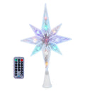 Dynamic Star Treetop with Remote Control - 12.6 Inches - Christmas >> Tree Toppers - by Kurt Adler