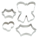 Wreath Centerpiece 4 Pc Cookie Cutter Set - Cookie Cutters - by R&M International - view 2