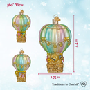 Baby Bear Balloon Glass Ornament - Christmas >> Ornaments >> Baby - by Old World Christmas - view 4