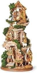 Stable with Stairs Nativity Scene - Christmas >> Nativity - by Roman - view 2