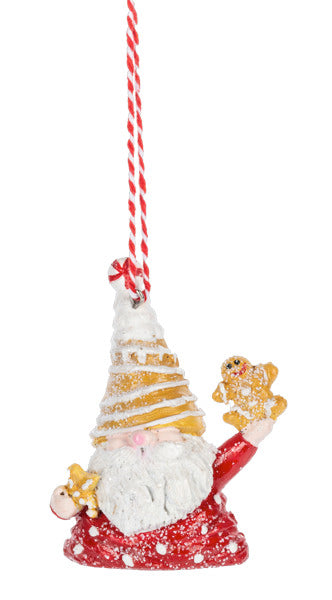 Sweet Gnome Ornament - Gingerbread Man Cookie