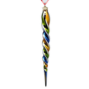 Rainbow Twister Glass Icicle -