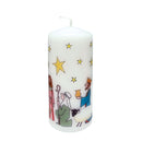 Christmas Nativity Pillar Candle - Home & Living >> Candles >> Pillar - by Alison Gardner - view 3
