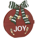 Joyful Holiday Ornament with Lights
