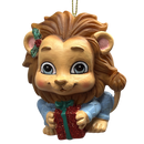 Festive Jungle Lion Pajama Ornament