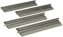 O-Gauge FasTrack 10” Straight - 4 Pack