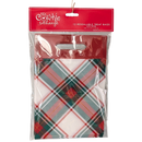 Resealable Treat Bags – Tartan Plaid with Zipper (Set of 12)