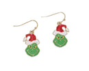 Adorable Christmas Grinches - Earrings - Gift Shoppe >> Jewelry >> Earrings - by Periwinkle By Barlow