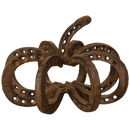Metal Horseshoe Pumpkin (Rustic Iron) - Thanksgiving and Harvest - by Gerson