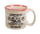 Camp More Embossed Camp Mug - Red