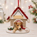 Ceramic Doghouse Ornament - Greyhound - Animals - by E&S Pets - view 2