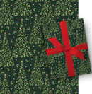 Botanical Roll Wrap - 30" x 168" - Starry Evergreen