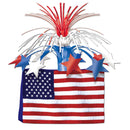 American Flag Centerpiece - Holidays - by Beistle