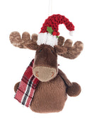Merry Chris-Moose Plush Ornament - - Christmas >> Ornaments >> Animals - by Ganz - view 2