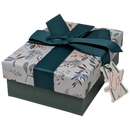 Gift Box for Gift Cards - 5" x 3.75" - Cream Wildflower & Teal