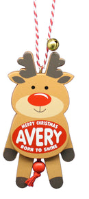 Dancing Wooden Ornament (A - D) -