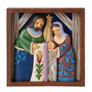Holy Family Plaque Figurine