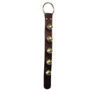 Sleigh Bell Strap with 5 Bells - Brown