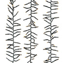 2000-Light Classic White LED Green Wire Cluster Garland