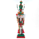 Hollywood Red and Green Leaves Hat Nutcracker - 18 Inch