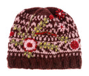 Knit Embroidered Floral Winter Hat - - Clothing >> Hats & Mittens - by Midwest - view 2