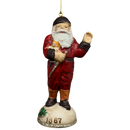 Santa Thru The Ages Ornament - 1867